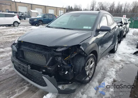 2022 Hyundai Kona Sel from USA, damaged, VIN KM8K6CAB6NU882022